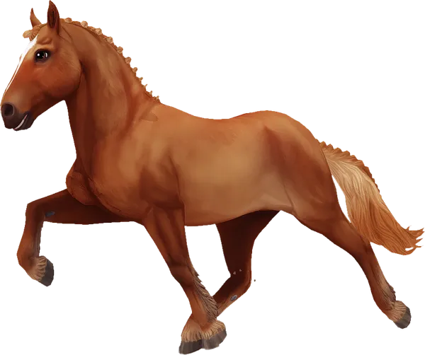 Icelandic Horse, Flaxen Chestnut