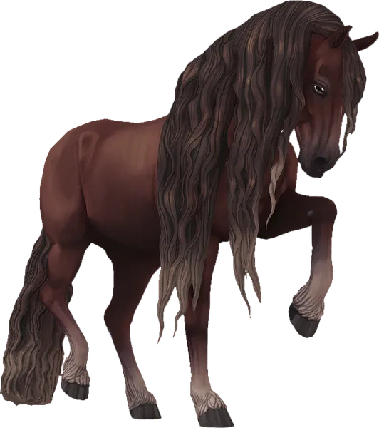 Jorvik Friesian, Liver Chestnut