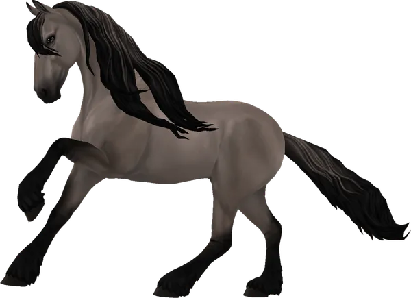Friesian Sport Horse, Grulla
