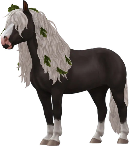 Black Forest Horse, Silver Black