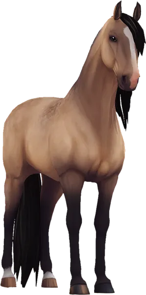 Lusitano, Sooty Dapple Buckskin