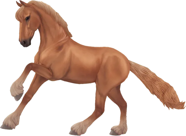 Friesian, Flaxen Chestnut