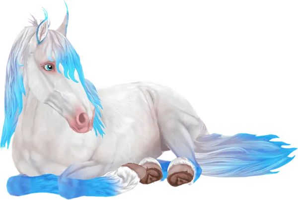 Jorvik Wild Horse, Sapphire White