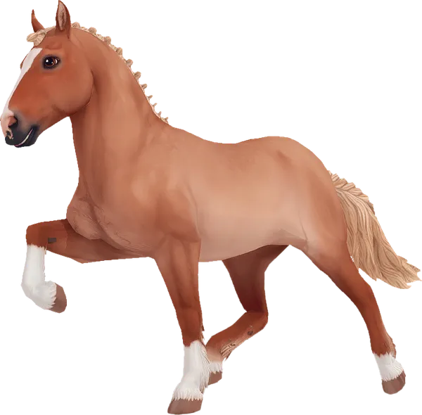 Icelandic Horse, Flaxen Red Dun